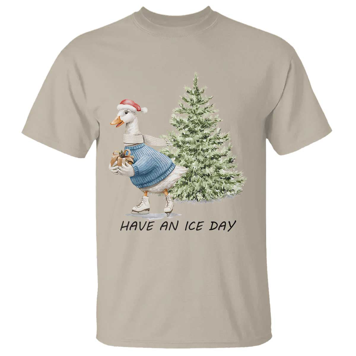 funny-christmas-ice-skating-t-shirt-have-an-ice-day-goose-xmas-tree