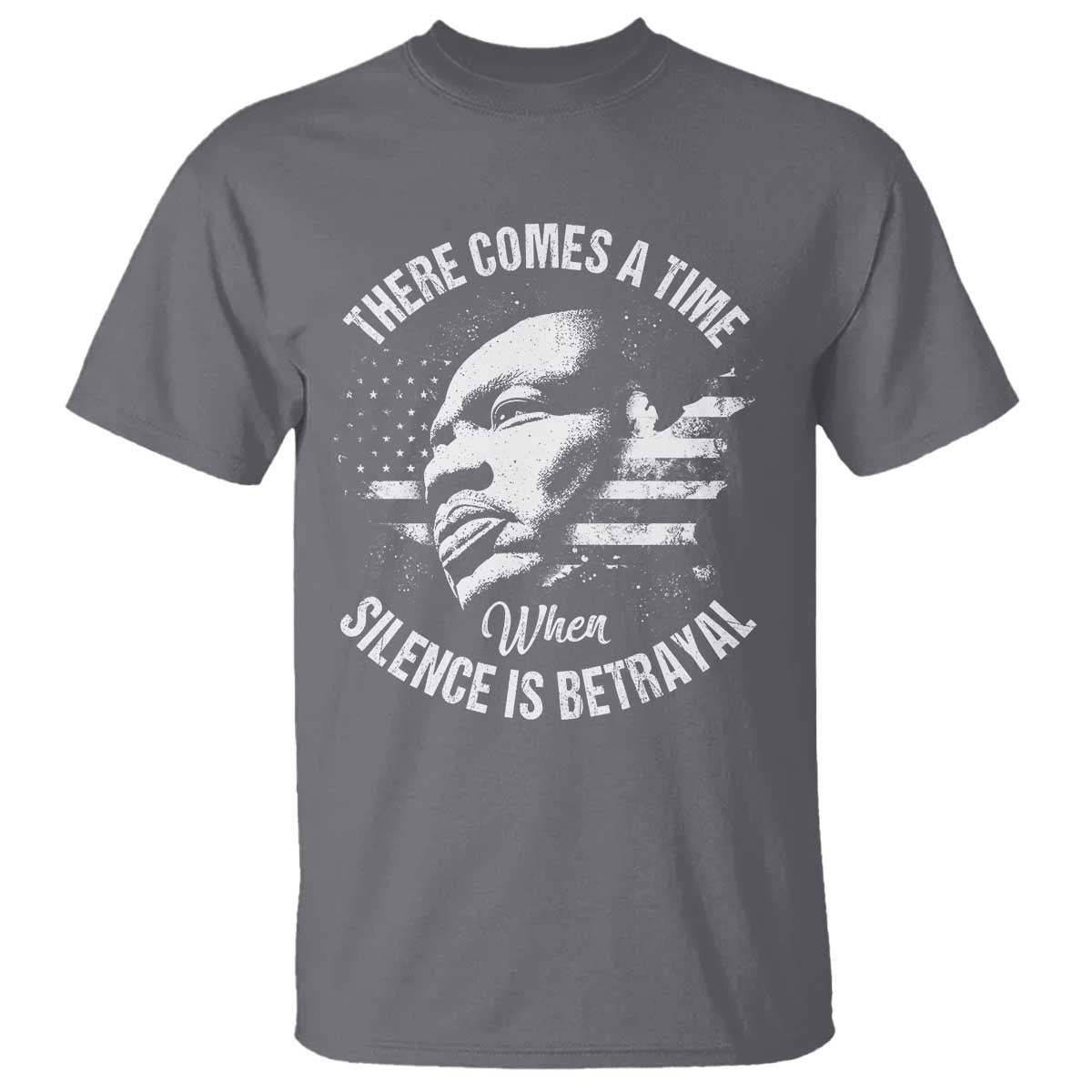 mlk-day-there-comes-a-time-when-silence-is-betrayal-t-shirt-martin-luther-king-vintage-american-flag-black-history-month