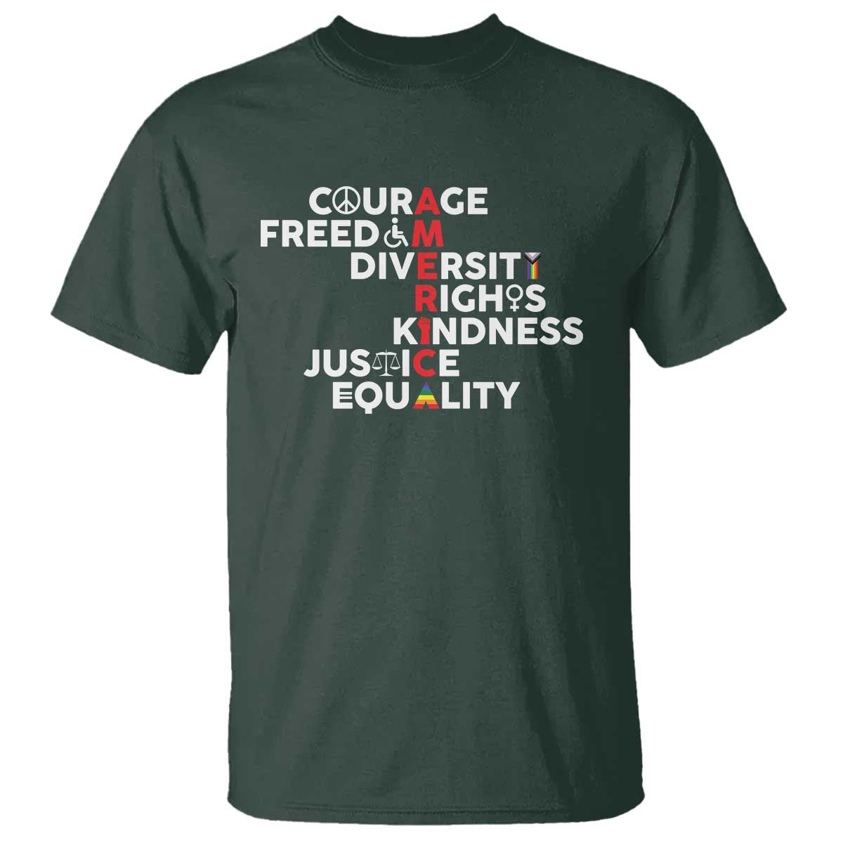 america-courage-freedom-diversity-rights-friendship-justice-t-shirt