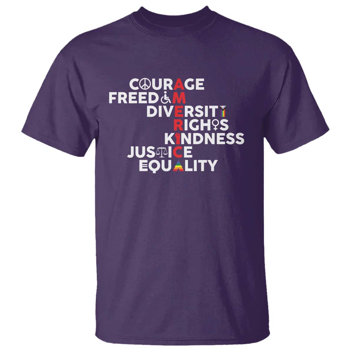 america-courage-freedom-diversity-rights-friendship-justice-t-shirt