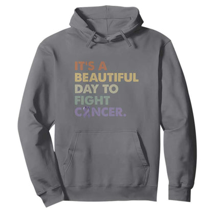 All Cancer Support Hoodie It's A Beautiful Day To Fight Cancer Lavender Ribbon