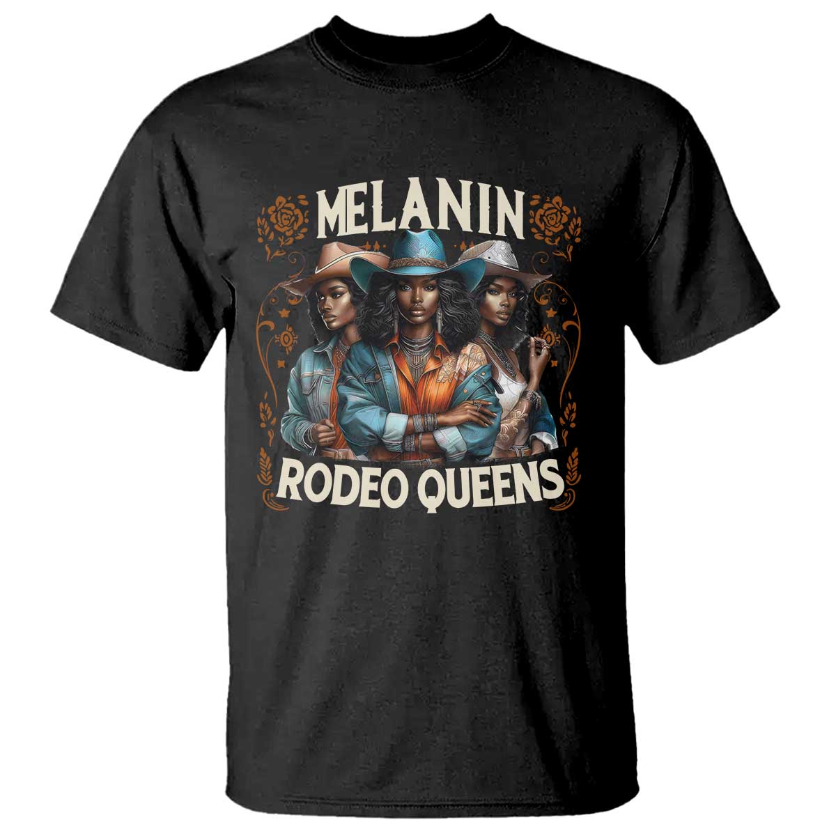 melanin-rodeo-queen-t-shirt-african-american-melanin-black-cowgirl-swag