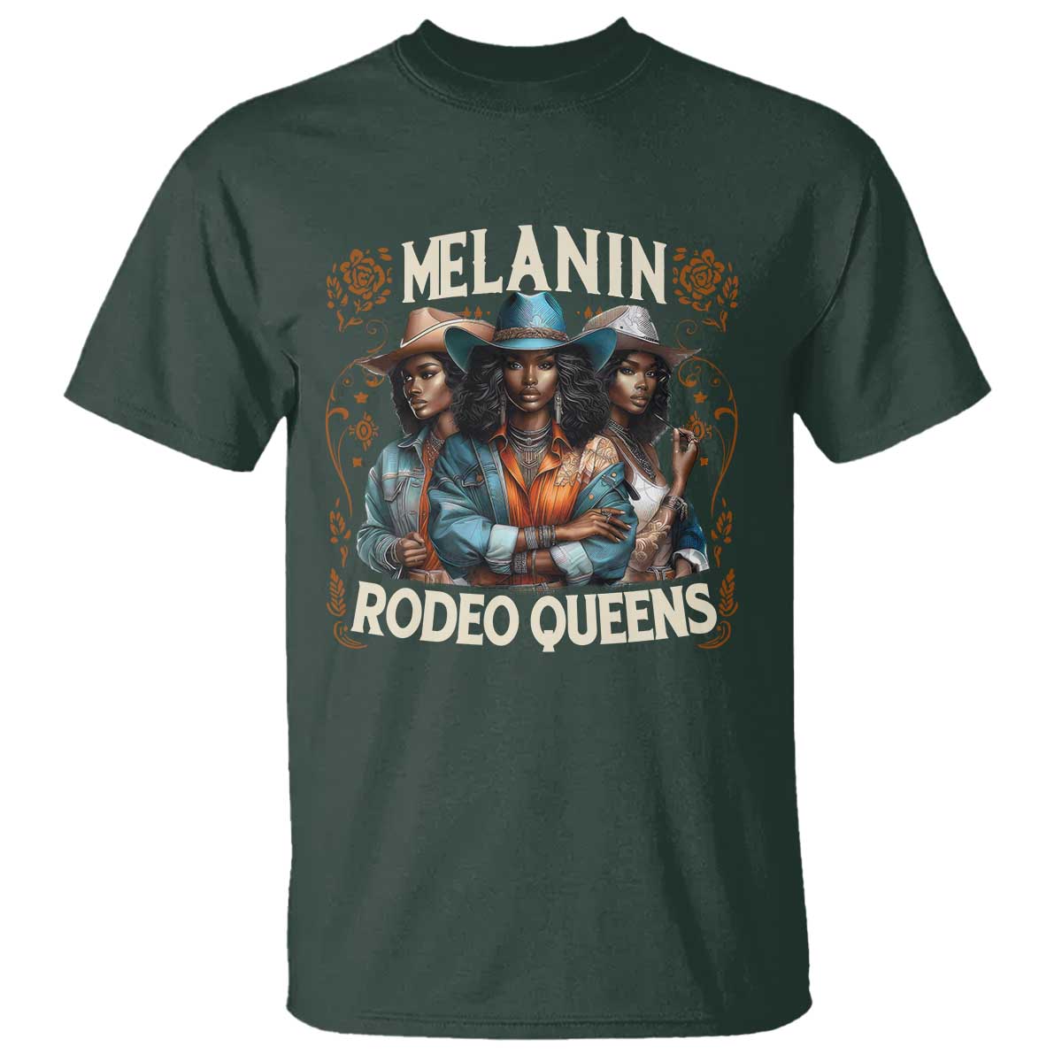 melanin-rodeo-queen-t-shirt-african-american-melanin-black-cowgirl-swag