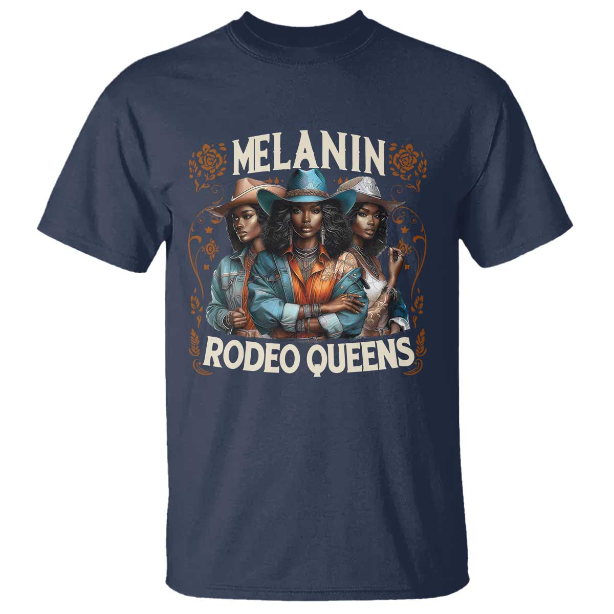 melanin-rodeo-queen-t-shirt-african-american-melanin-black-cowgirl-swag