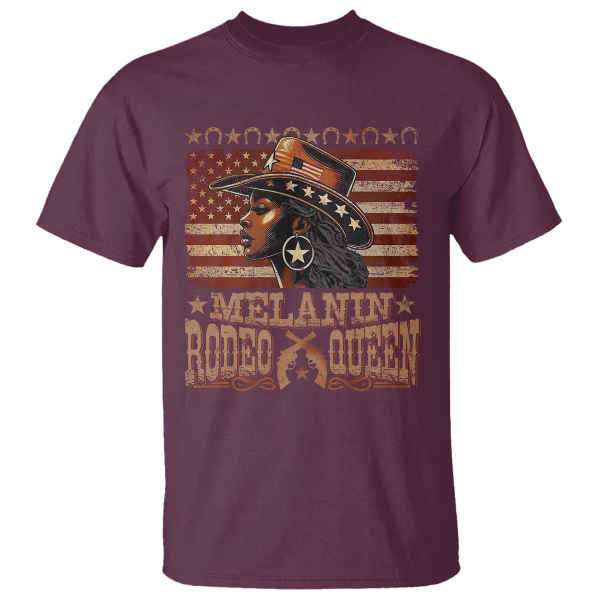 melanin-rodeo-queen-t-shirt-black-cowgirl-vintage-american-flag