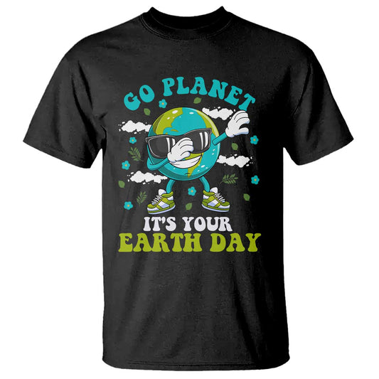 funny-go-planet-its-your-earth-day-t-shirt-dabbing-earth-flower