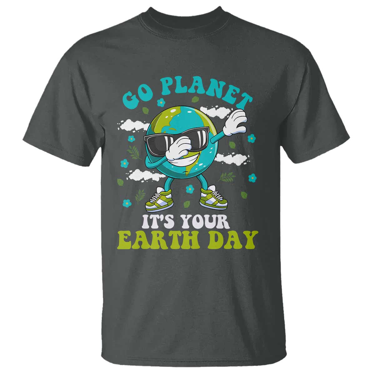 funny-go-planet-its-your-earth-day-t-shirt-dabbing-earth-flower