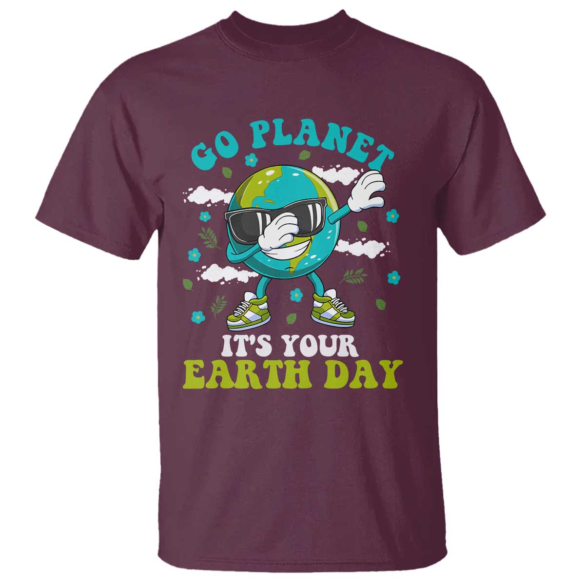 funny-go-planet-its-your-earth-day-t-shirt-dabbing-earth-flower