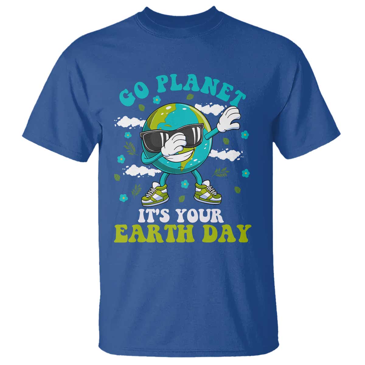 funny-go-planet-its-your-earth-day-t-shirt-dabbing-earth-flower