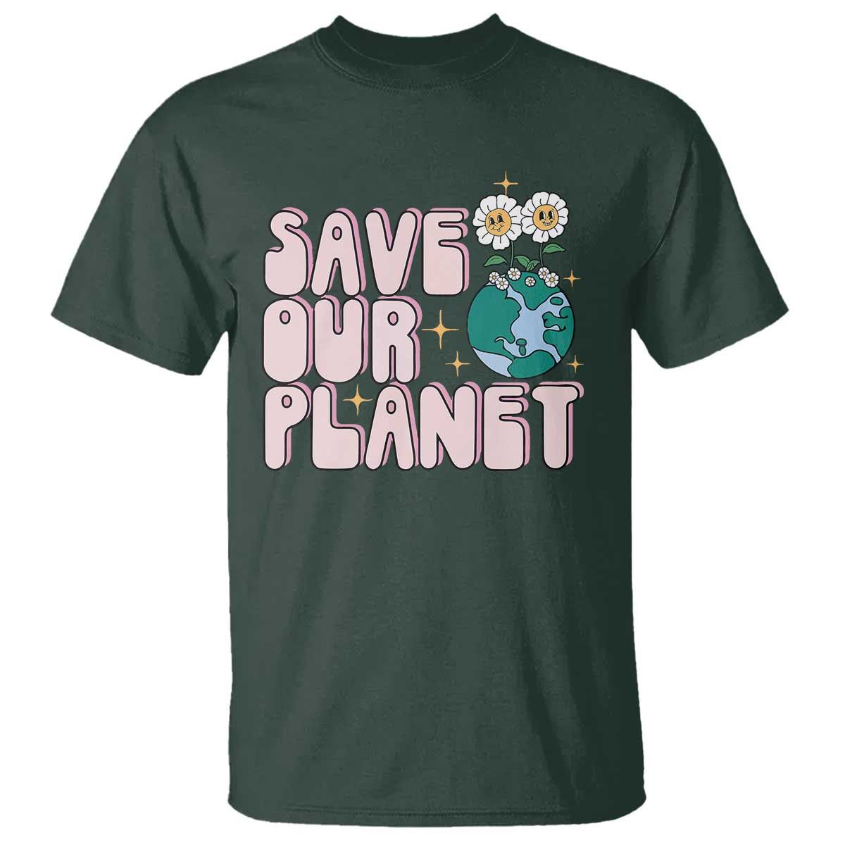 earth-day-save-our-planet-t-shirt-cute-retro-groove-flower