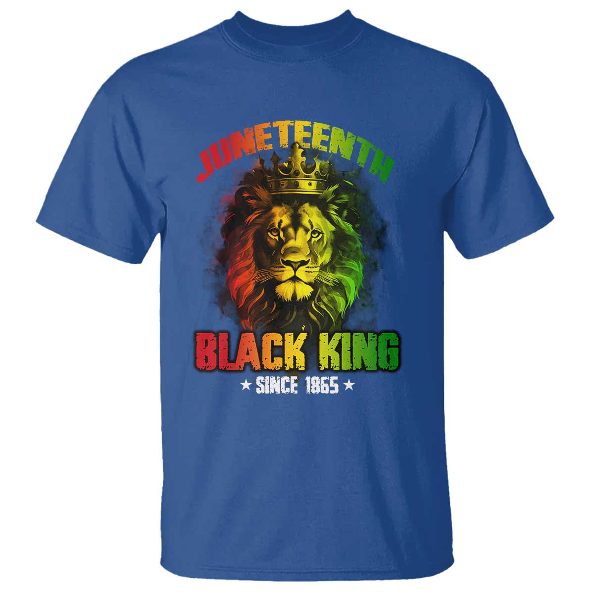juneteenth-black-king-since-1865-t-shirt-cool-awesome-lion-flag