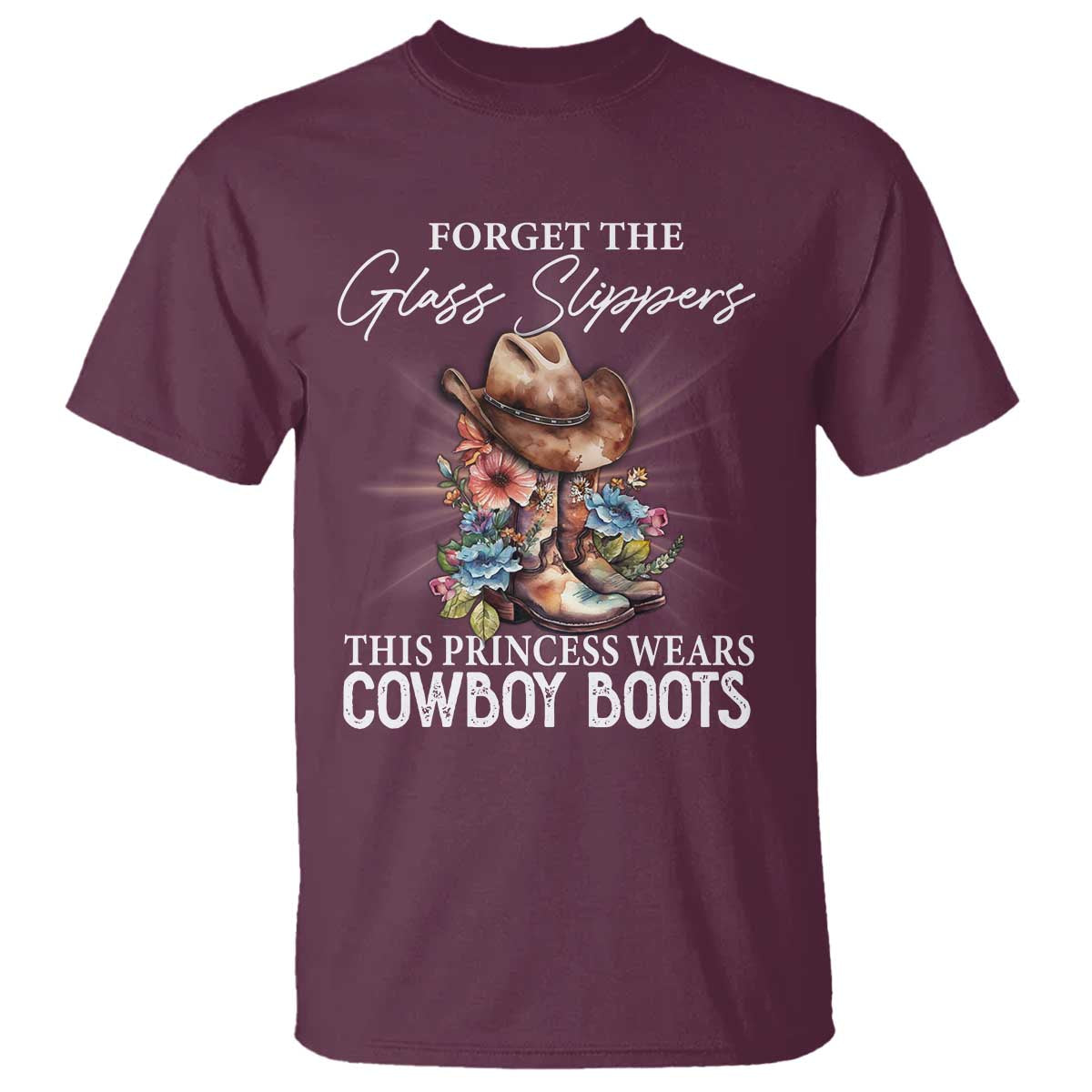 funny-cowgirl-t-shirt-forget-glass-slippers-this-princess-wears-boots-western