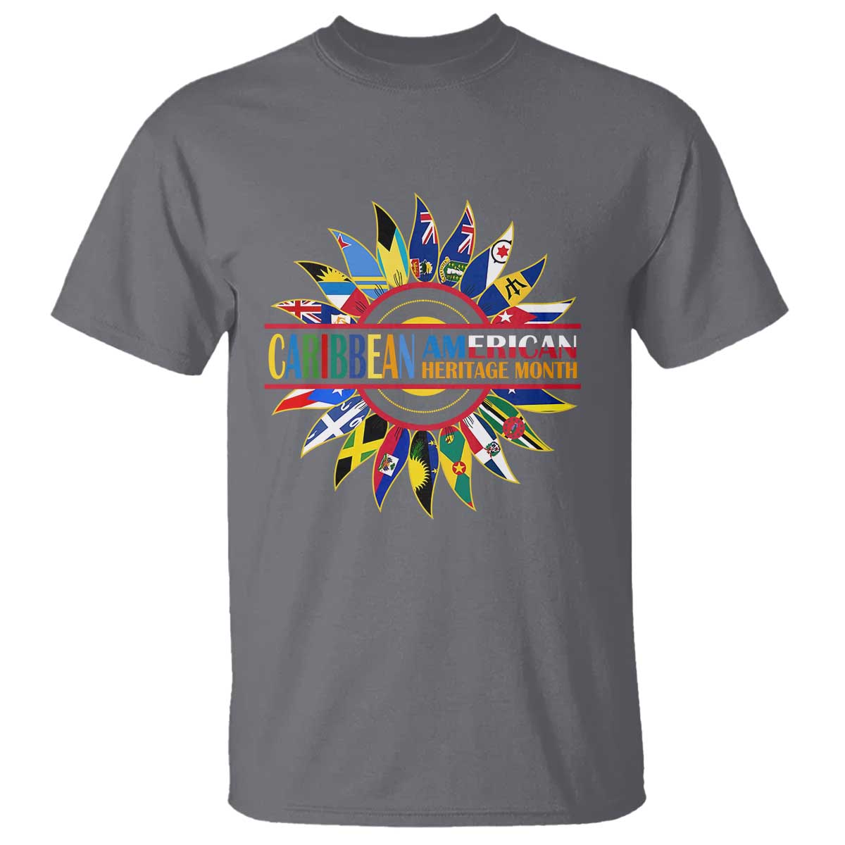 funny-caribbean-american-heritage-month-t-shirt-flower