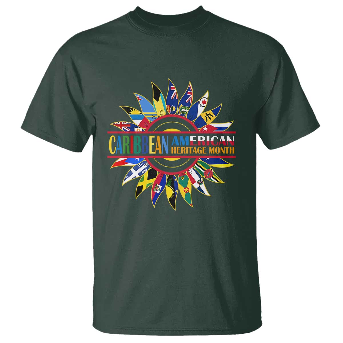 funny-caribbean-american-heritage-month-t-shirt-flower