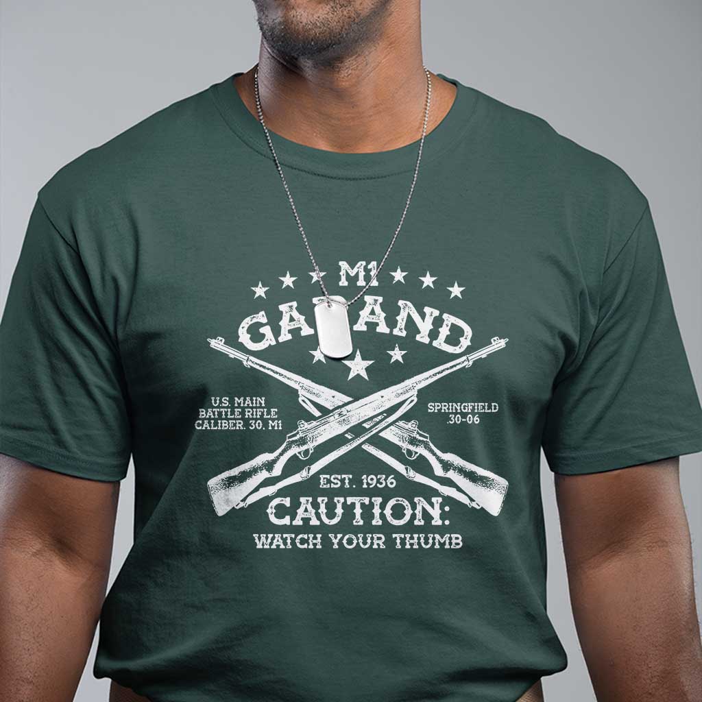 m1-garand-rifle-gun-wwii-watch-your-thumb-est-1936-t-shirt