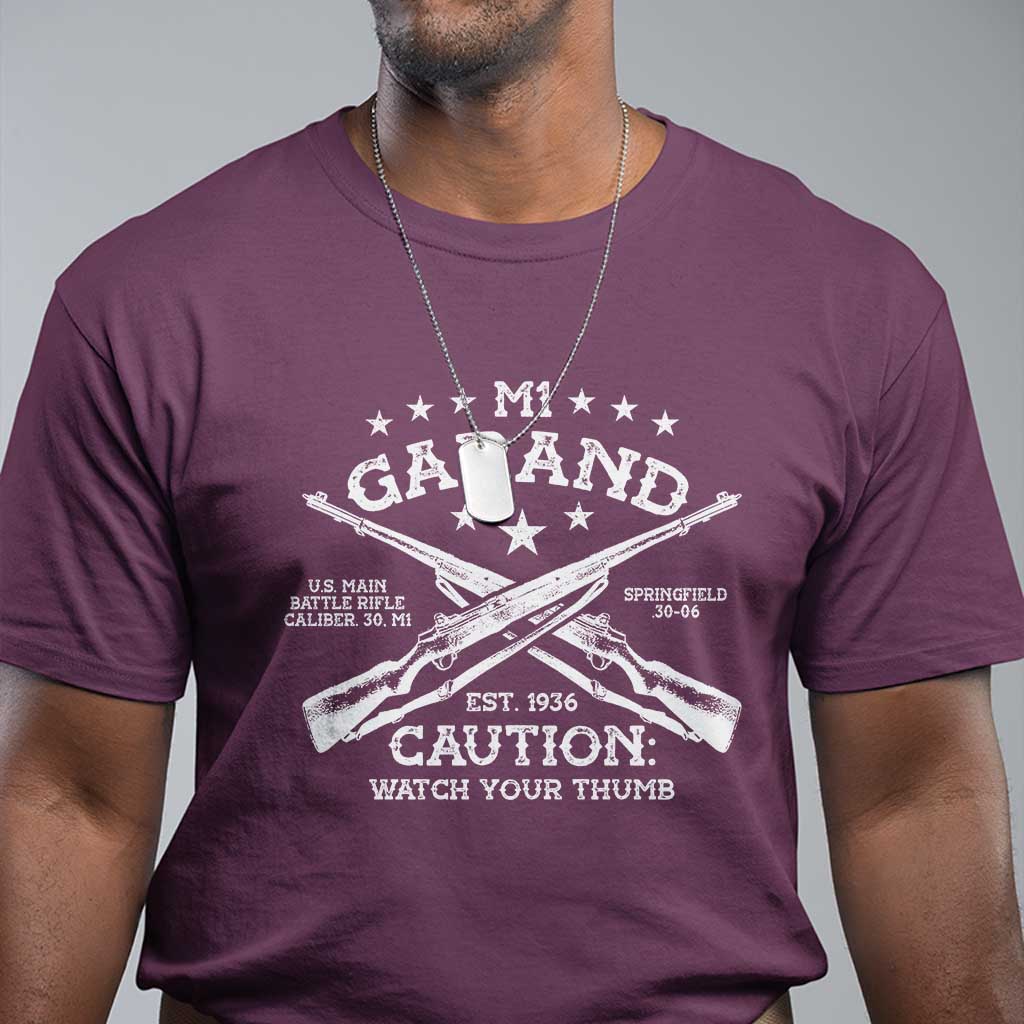m1-garand-rifle-gun-wwii-watch-your-thumb-est-1936-t-shirt