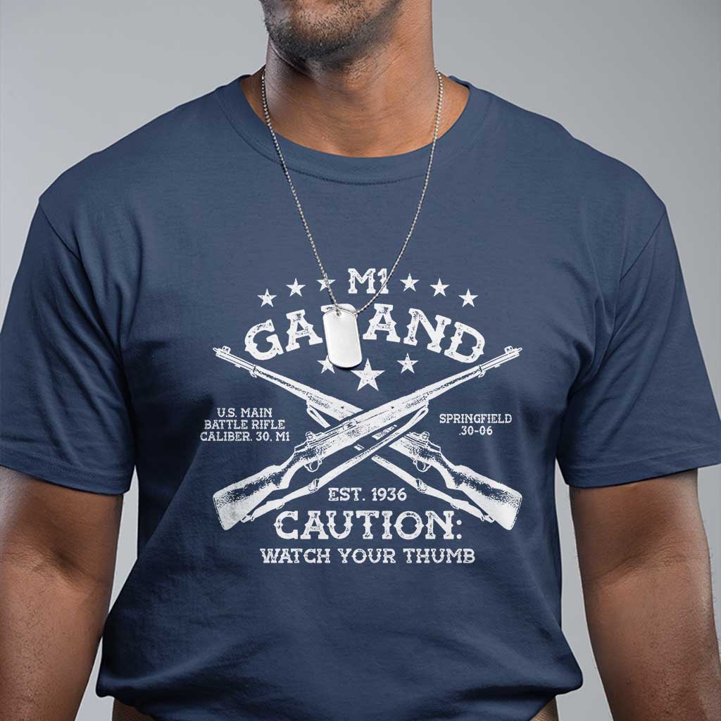 m1-garand-rifle-gun-wwii-watch-your-thumb-est-1936-t-shirt