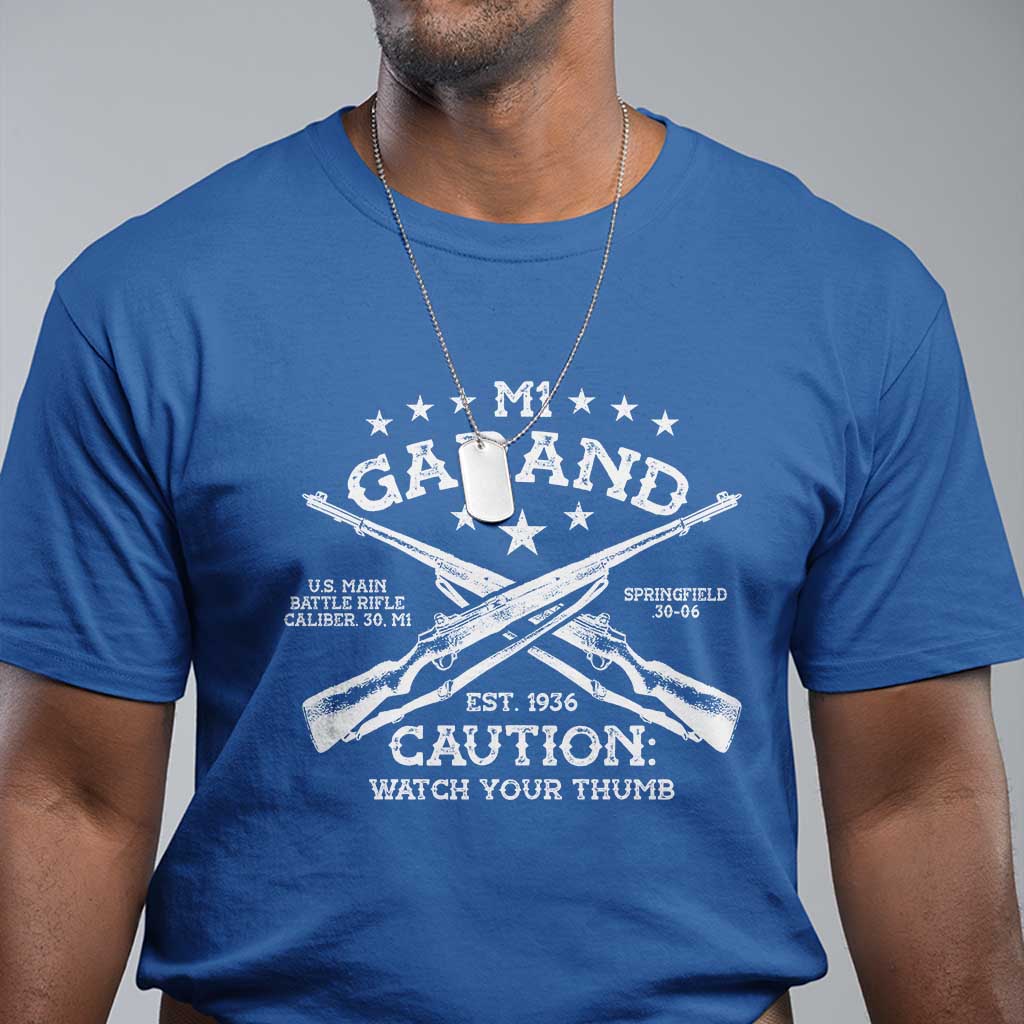 m1-garand-rifle-gun-wwii-watch-your-thumb-est-1936-t-shirt