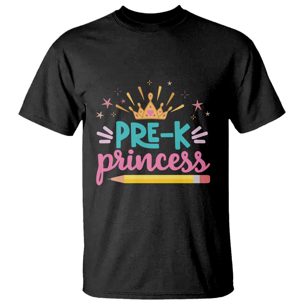back-to-school-t-shirt-pre-k-princess-lovely-yellow-crown-pencil-cute-star
