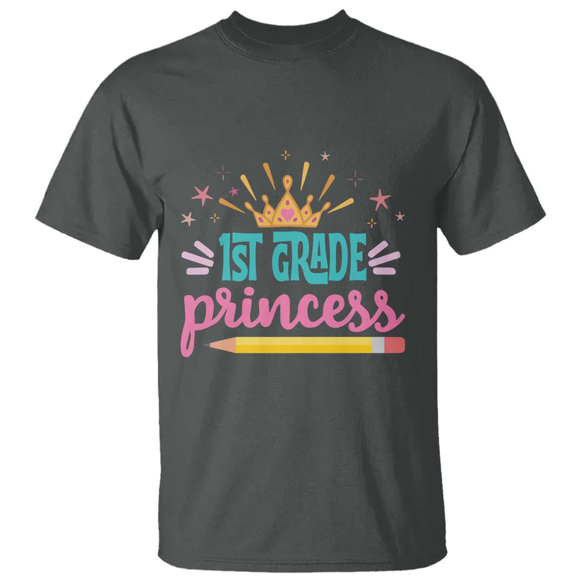 back-to-school-t-shirt-1st-grade-princess-lovely-yellow-crown-pencil-cute-star