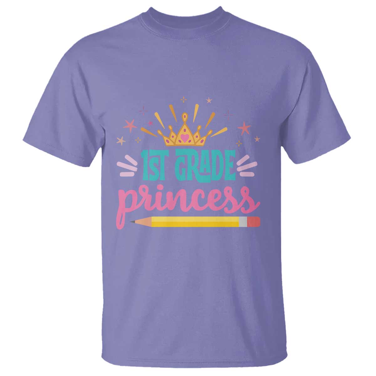 back-to-school-t-shirt-1st-grade-princess-lovely-yellow-crown-pencil-cute-star