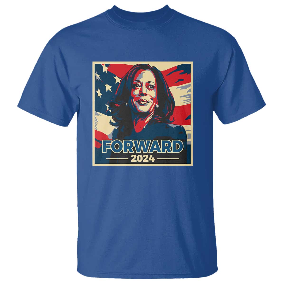 harris-supporter-t-shirt-forward-2024-american-election-usa-flag