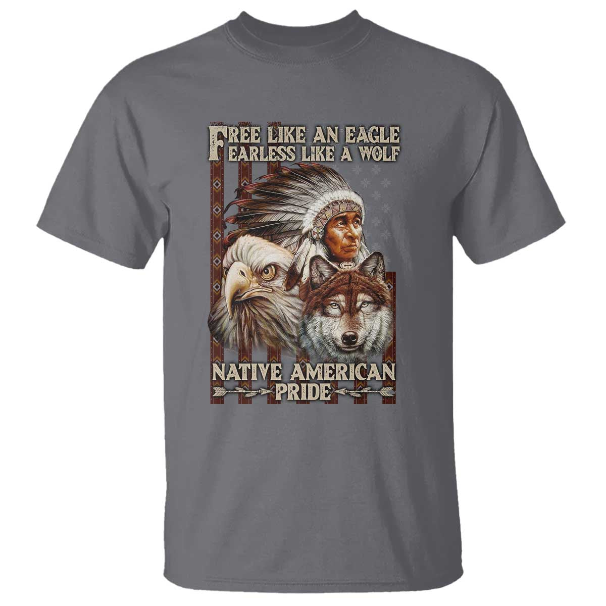 native-american-pride-t-shirt-free-like-an-eagle-fearless-like-a-wolf-vintage-flag