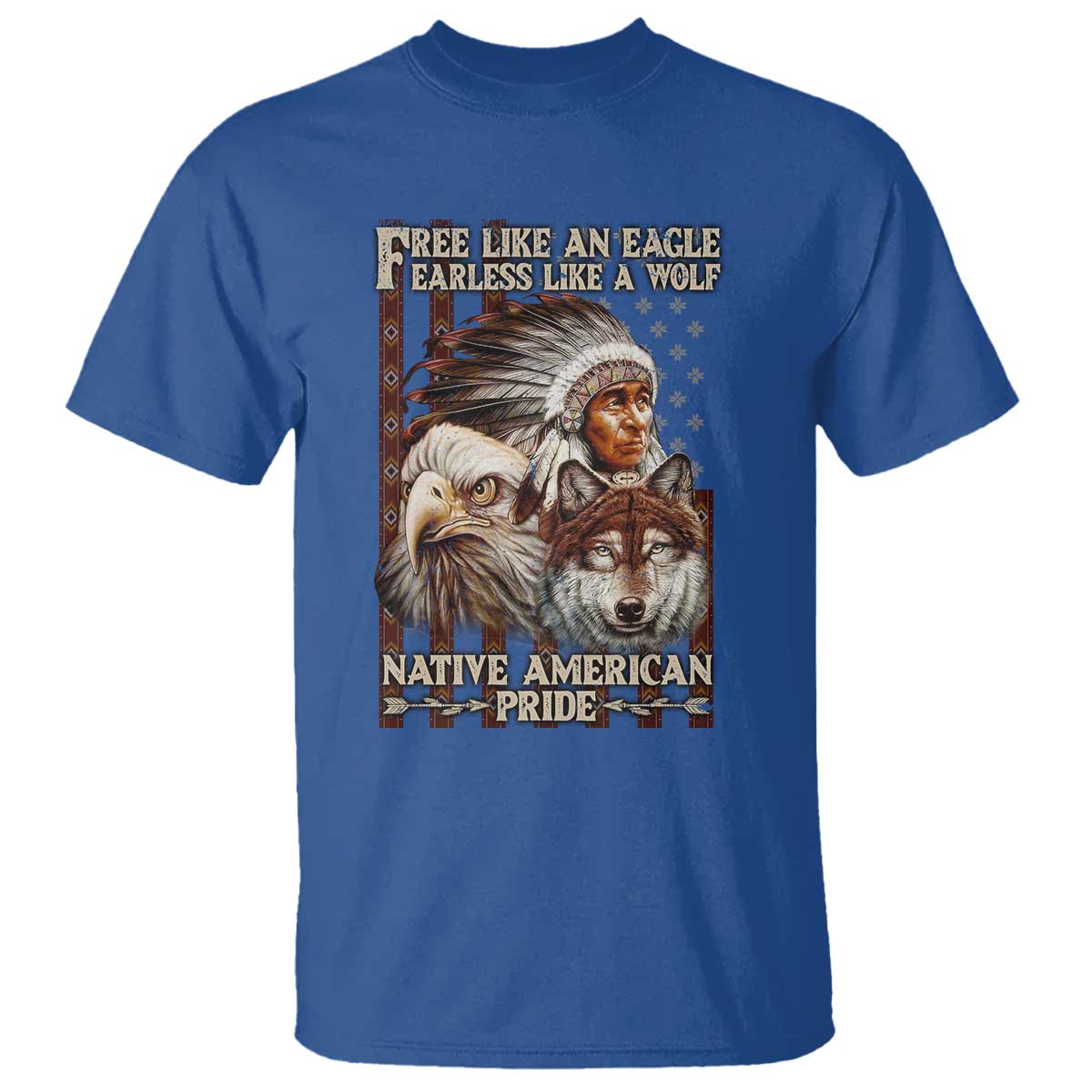 native-american-pride-t-shirt-free-like-an-eagle-fearless-like-a-wolf-vintage-flag