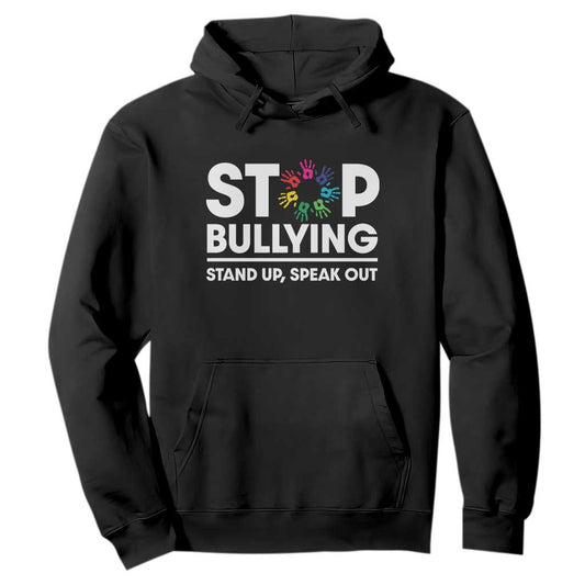 Unity Day Hoodie Stop Bullying Stand Up Speak Out Hand Prints Bullying Prevention