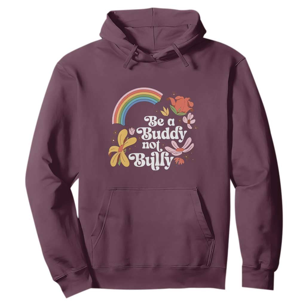 Unity Day Hoodie Be A Buddy Not A Bully Bullying Prevention Flower Star
