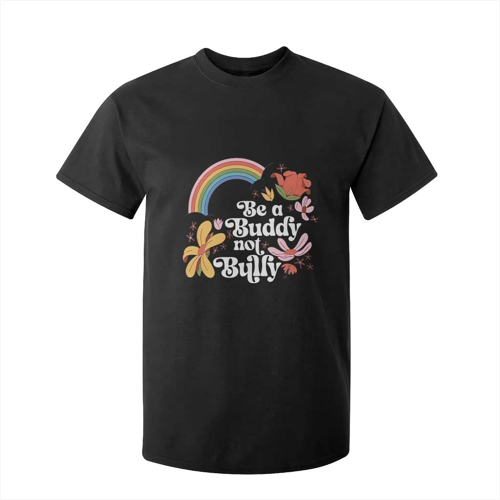 Unity Day T Shirt For Kid Be A Buddy Not A Bully Bullying Prevention Flower Star