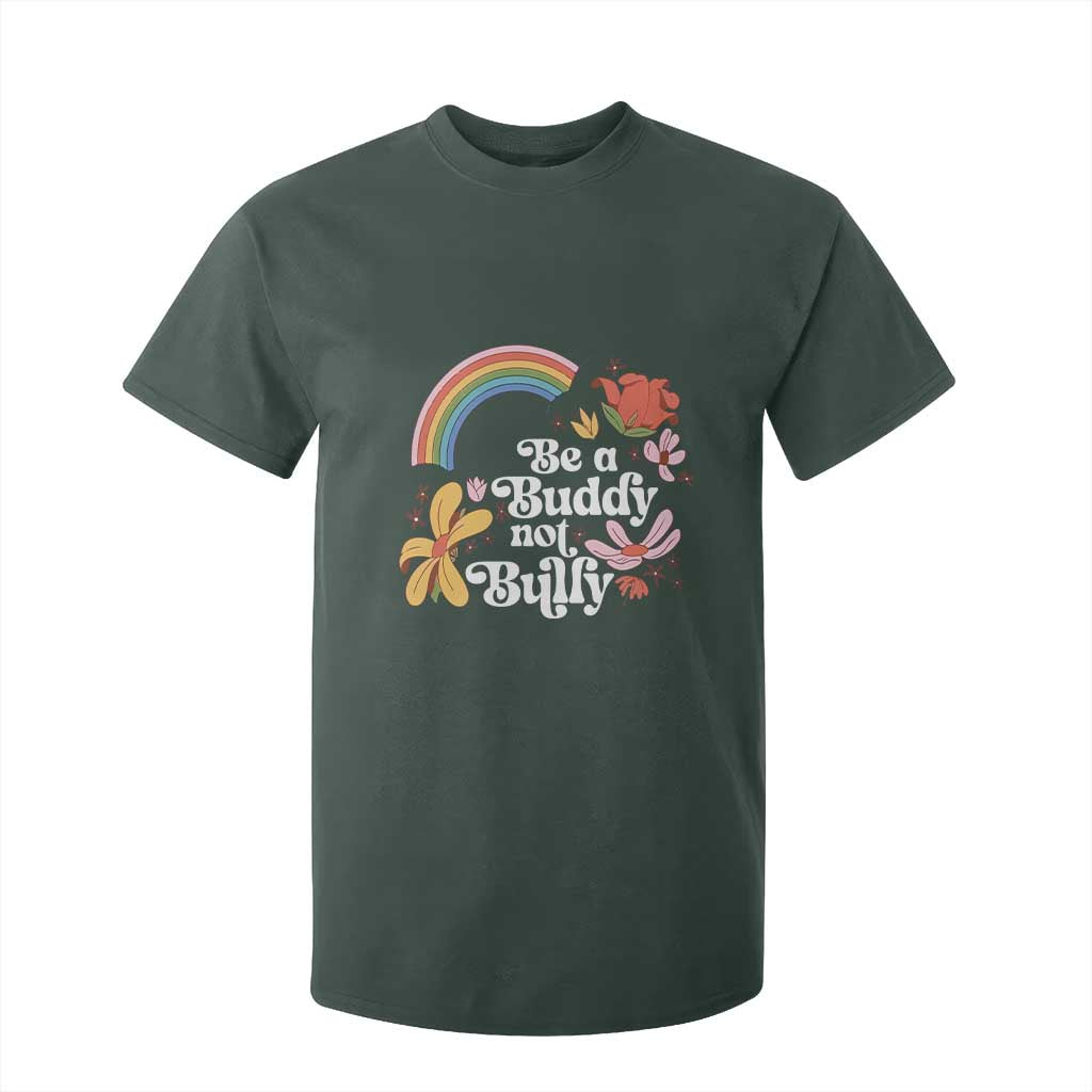 Unity Day T Shirt For Kid Be A Buddy Not A Bully Bullying Prevention Flower Star