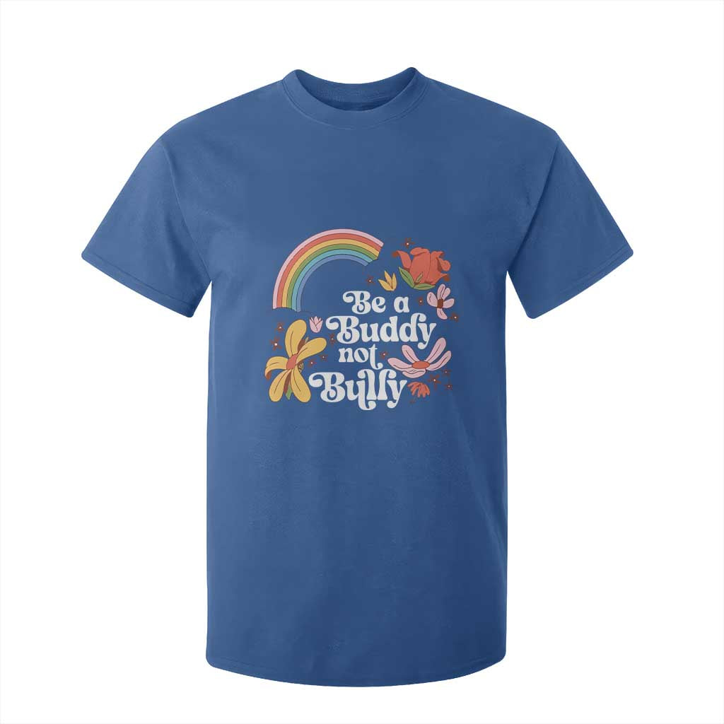 Unity Day T Shirt For Kid Be A Buddy Not A Bully Bullying Prevention Flower Star