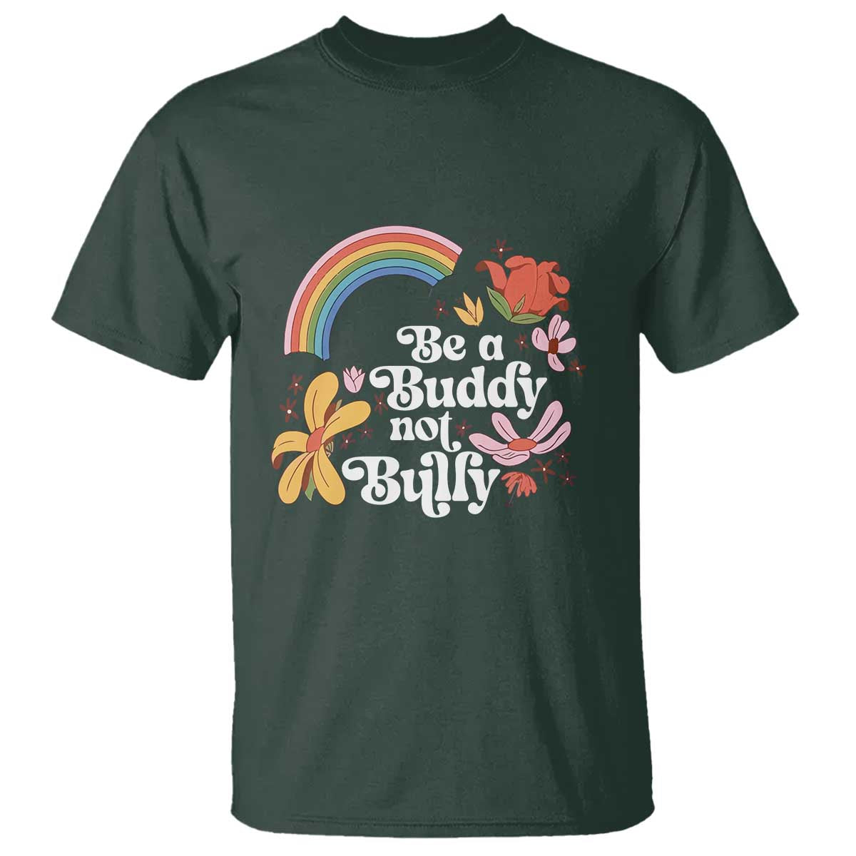 Unity Day T Shirt Be A Buddy Not A Bully Bullying Prevention Flower Star