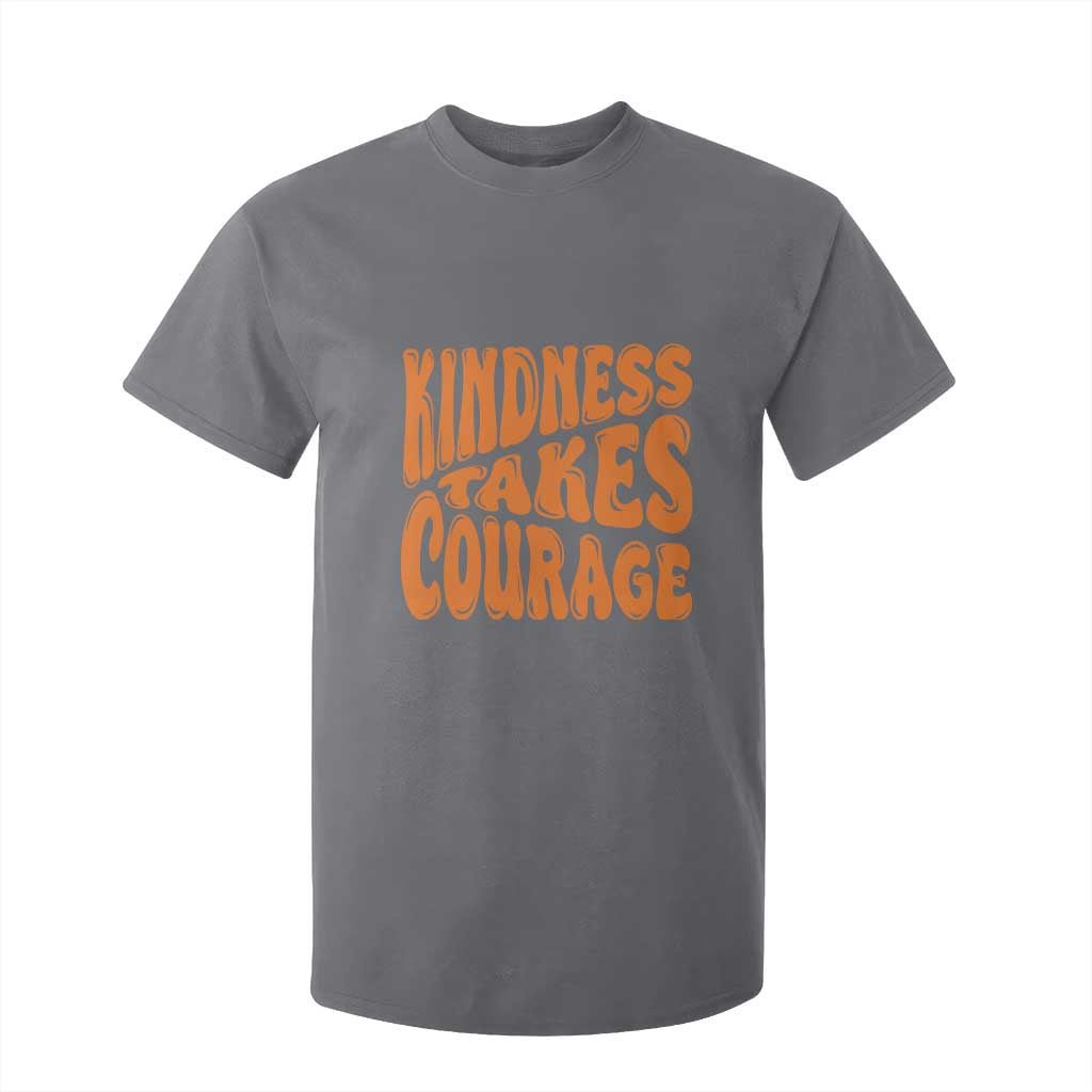 Unity Day T Shirt For Kid Kindness Takes Courage Bullying Prevention