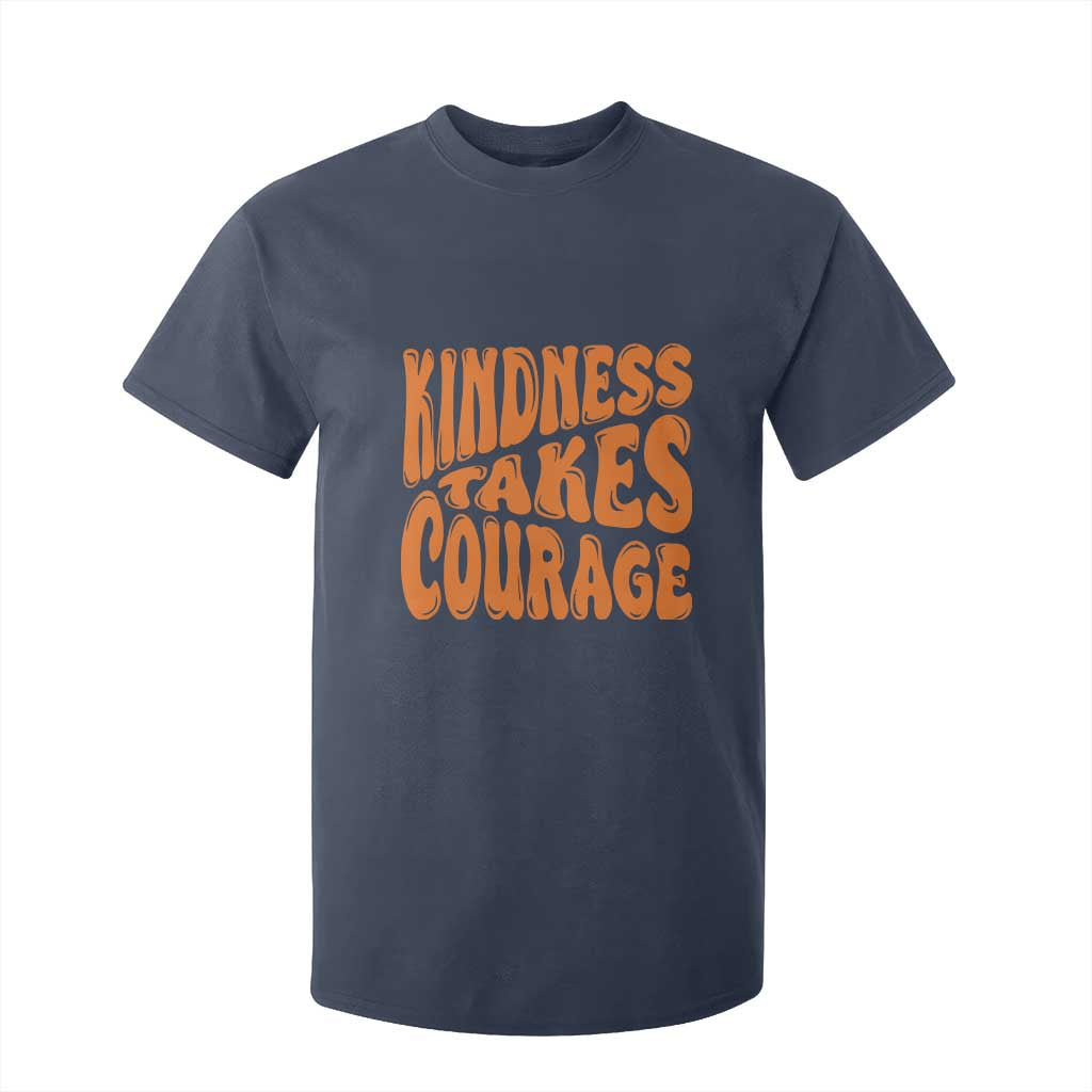 Unity Day T Shirt For Kid Kindness Takes Courage Bullying Prevention