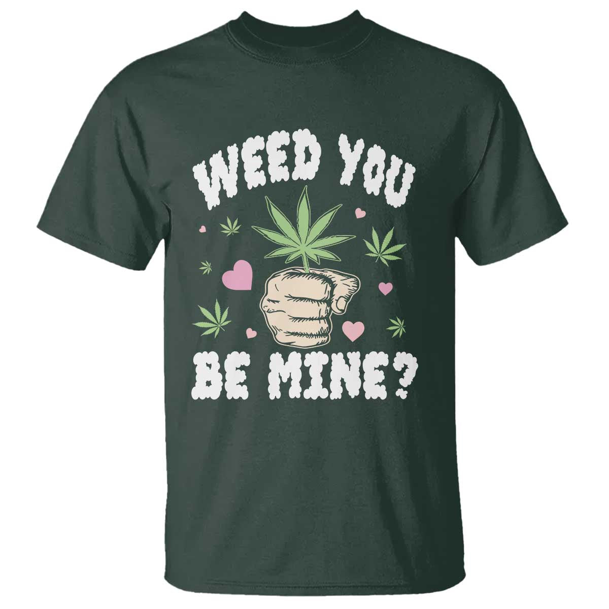 funny-valentines-day-weed-you-be-mine-t-shirt-cannabis-marijuana-hearts