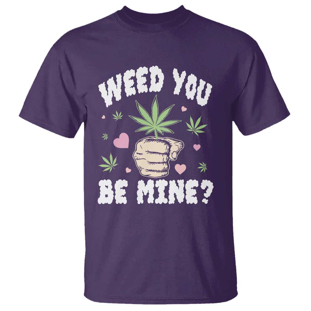 funny-valentines-day-weed-you-be-mine-t-shirt-cannabis-marijuana-hearts