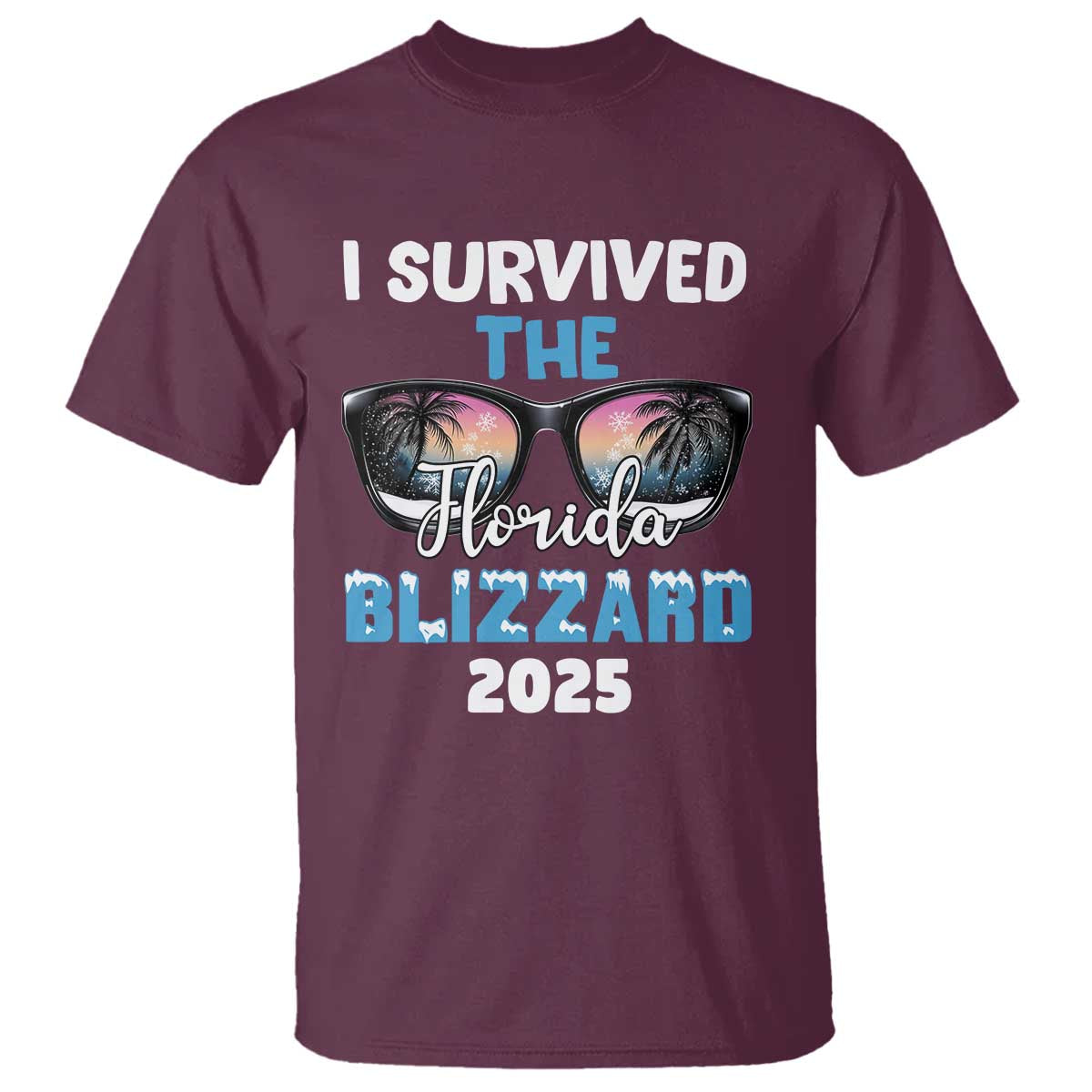 funny-i-survived-the-florida-blizzarad-t-shirt-snow-sunglasses