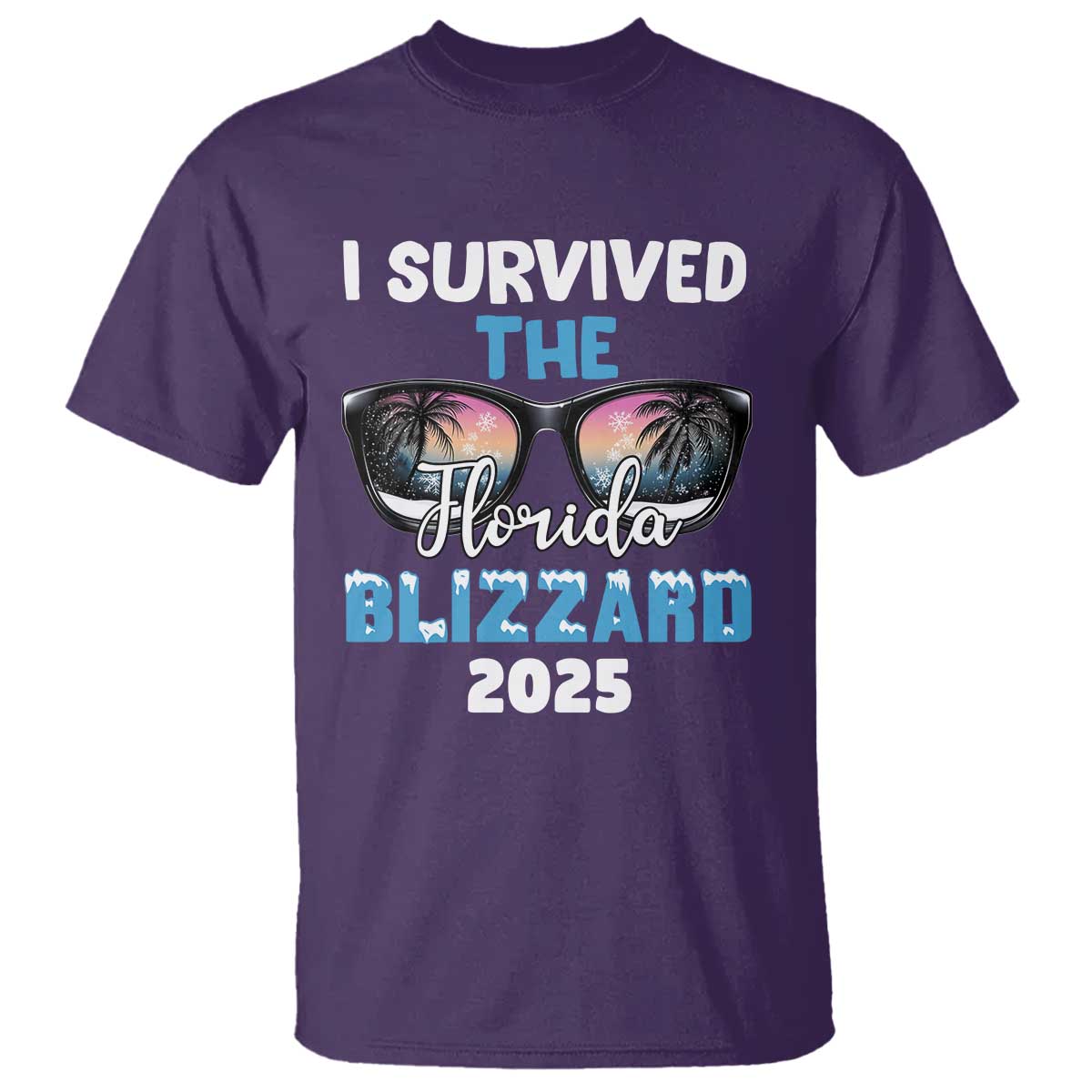 funny-i-survived-the-florida-blizzarad-t-shirt-snow-sunglasses