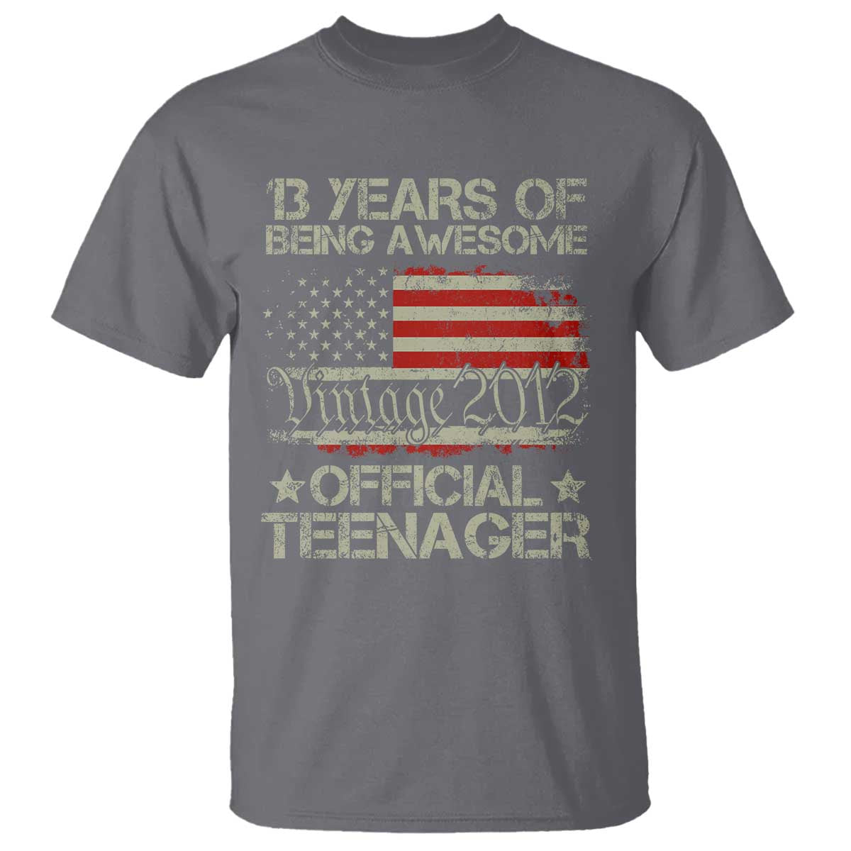 funny-13th-birthday-t-shirt-vintage-2012-official-teenager-13-years-of-being-awesome-usa-flag
