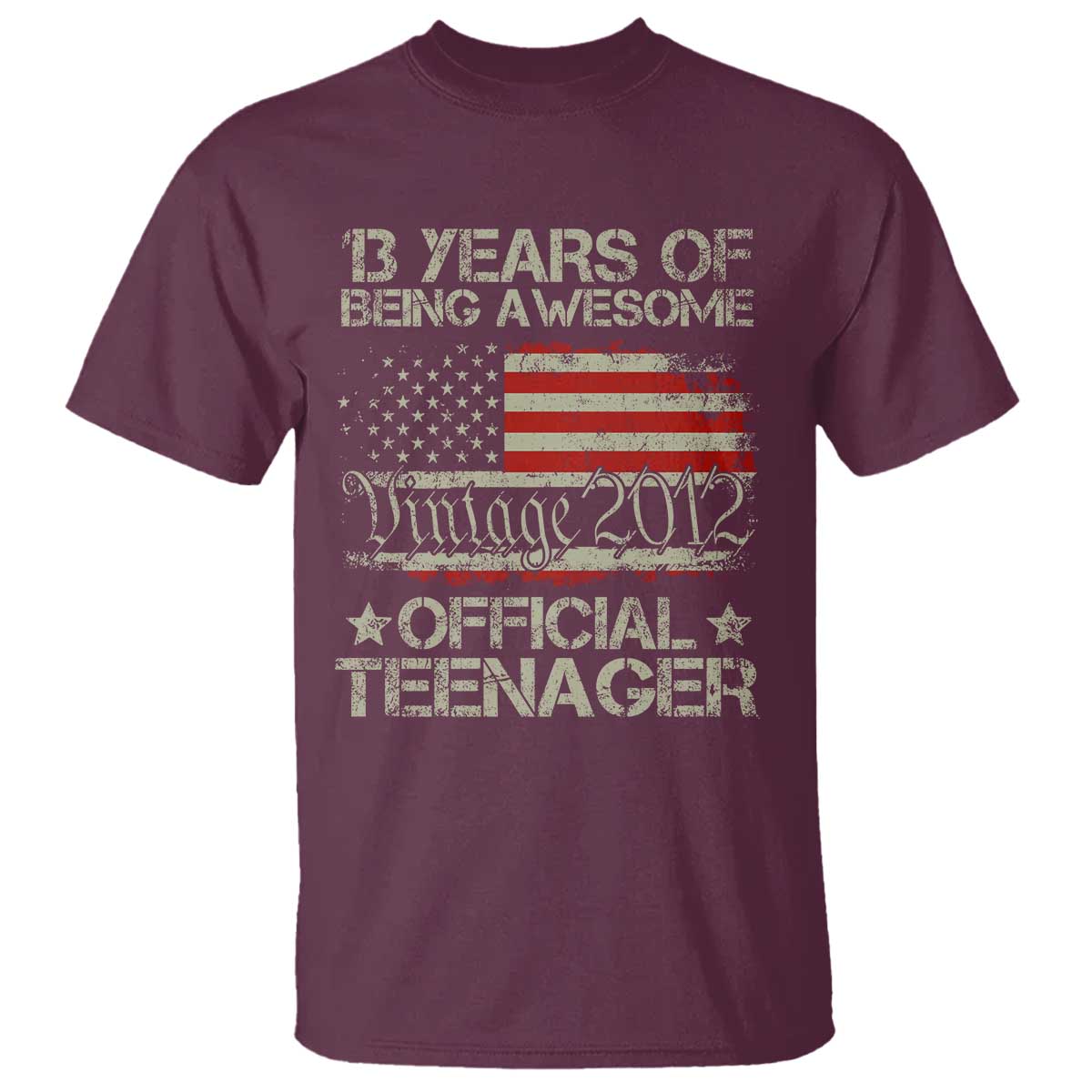 funny-13th-birthday-t-shirt-vintage-2012-official-teenager-13-years-of-being-awesome-usa-flag
