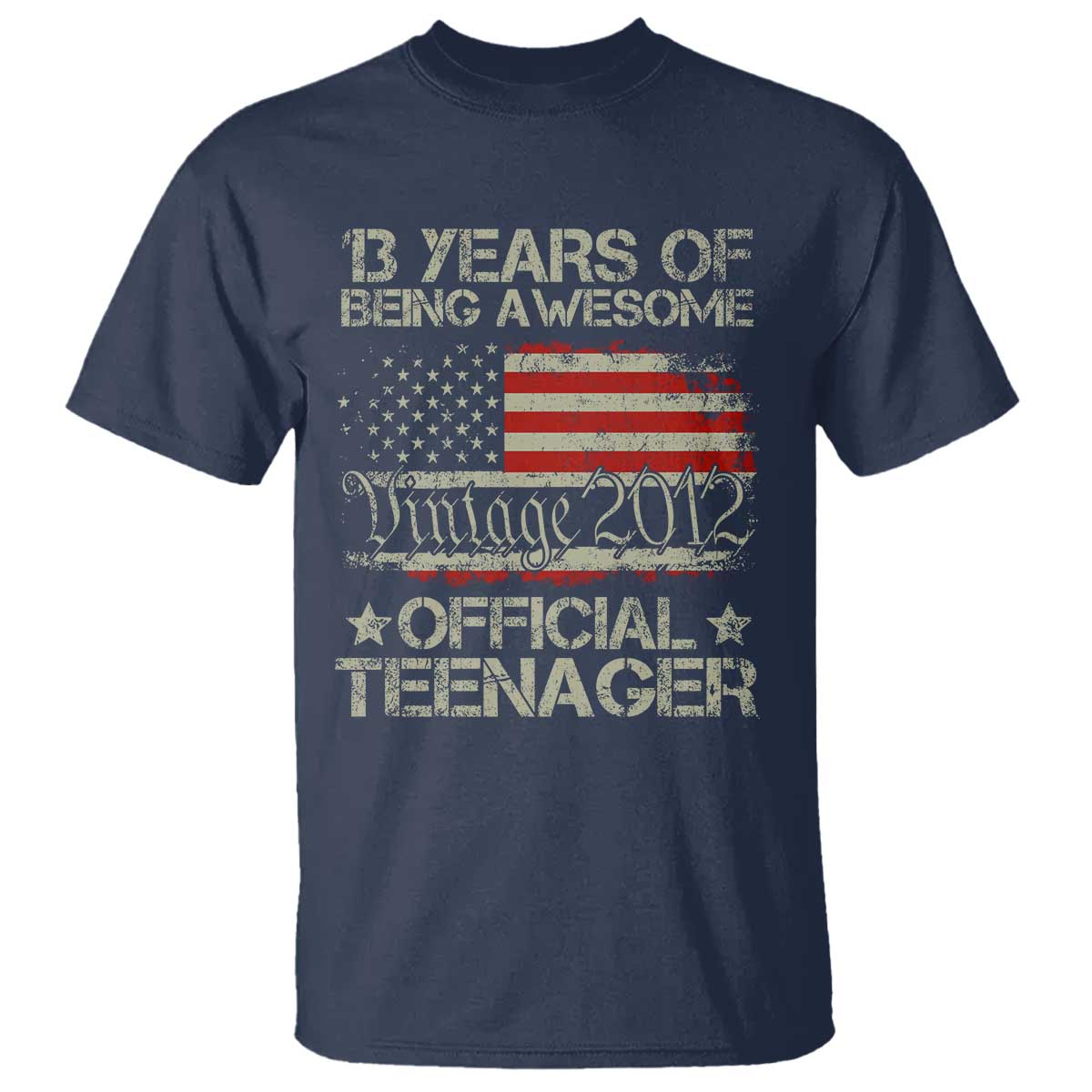funny-13th-birthday-t-shirt-vintage-2012-official-teenager-13-years-of-being-awesome-usa-flag