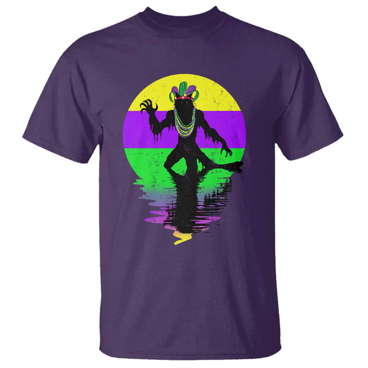 funny-mardi-gras-rougarou-t-shirt-beads-carnival-cryptids-of-louisiana