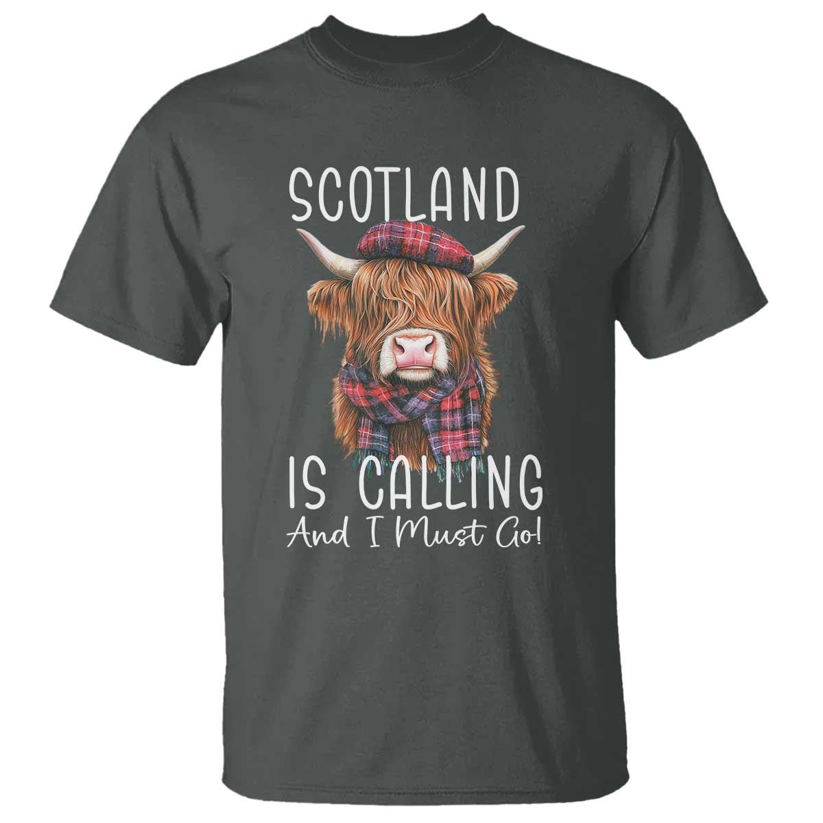 funny-scotland-is-calling-and-i-must-go-t-shirt-highland-cow
