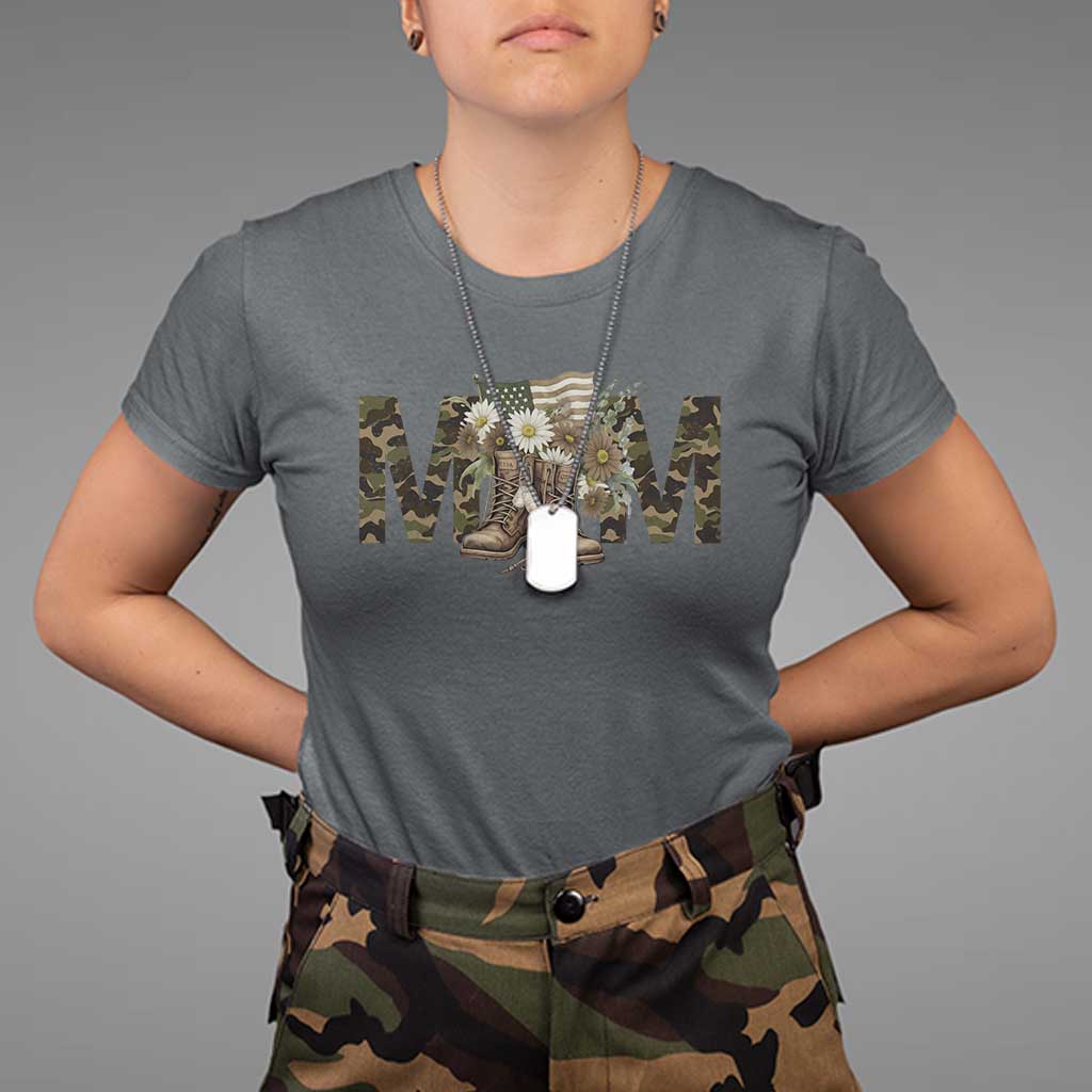 military-army-mom-floral-combat-shoes-t-shirt
