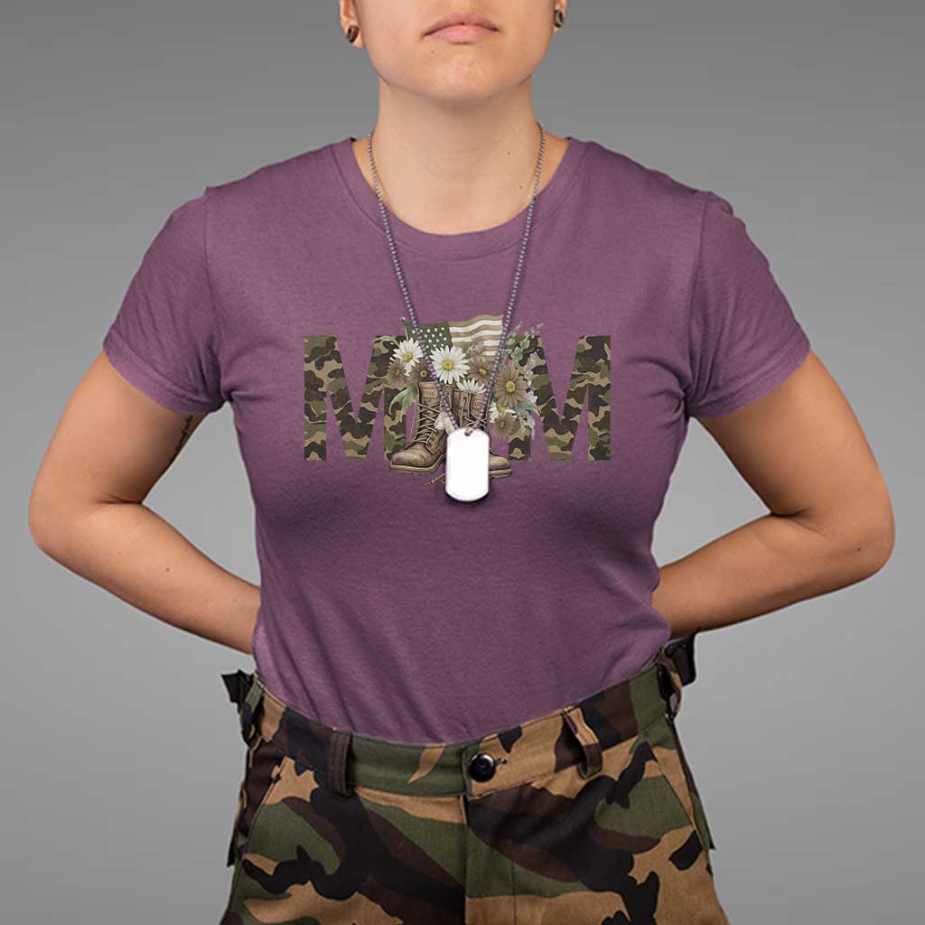 military-army-mom-floral-combat-shoes-t-shirt