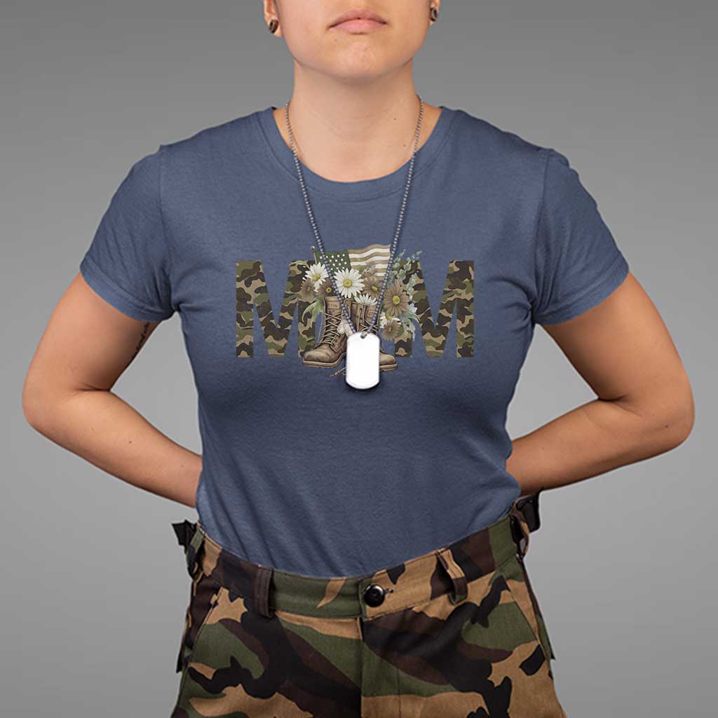military-army-mom-floral-combat-shoes-t-shirt