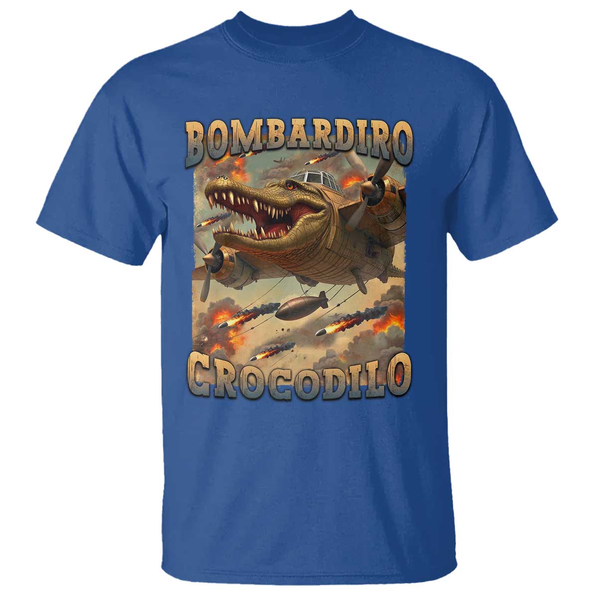 funny-italian-brainrot-bombardiro-crocodilo-t-shirt-gen-z-meme