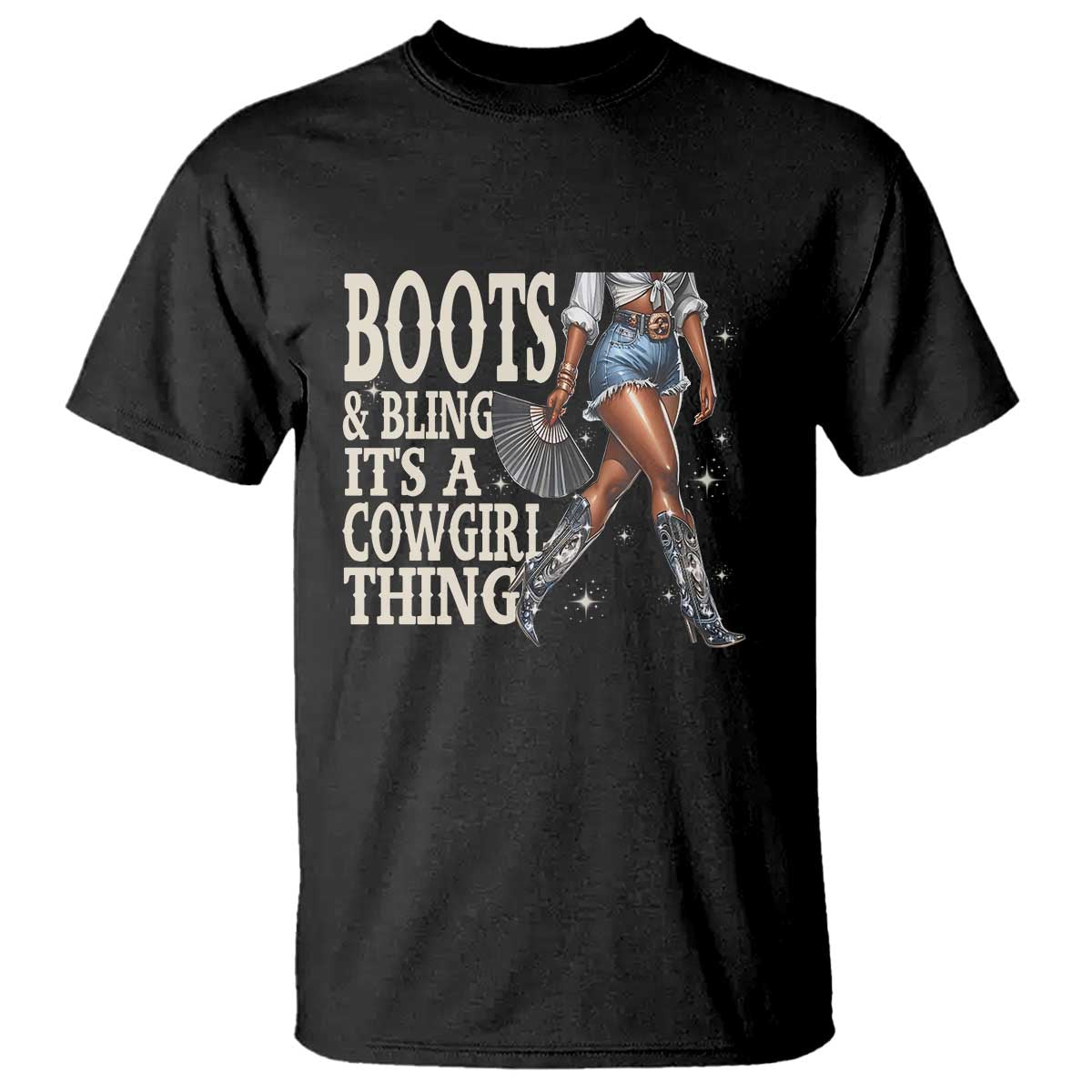 funny-african-american-cowgirl-t-shirt-boots-and-bling-its-a-cowgirl-thing